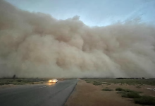 عاصفة ترابية